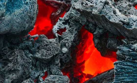 Камень из жерла вулкана