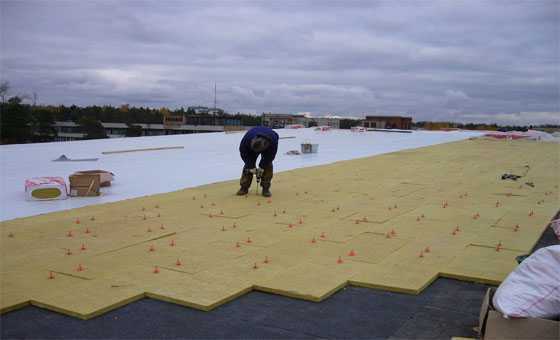 Базальтовая вата для утепления плоской и скатной крыши